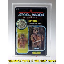 Vintage Kenner Star Wars POTF 92 Back Romba Action Figure AFA 85 Y-NM+ (C80 B85 F90) #11951159