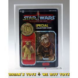 Vintage Kenner Star Wars POTF 92 Warok Action Figure AFA 75 Y-EX+/NM (C75 B85 F85) #15178986