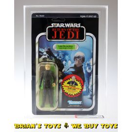 Vintage Kenner Star Wars ROTJ Carded 3.75" Luke Skywalker (Jedi Knight) Figure AFA 80 Y-NM (C80 B85 F85) #12054794