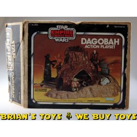 Vintage Kenner Star Wars ESB Boxed Dagobah Playset C7 with C2 Box (missing R2 cylinder & branch end of lever)