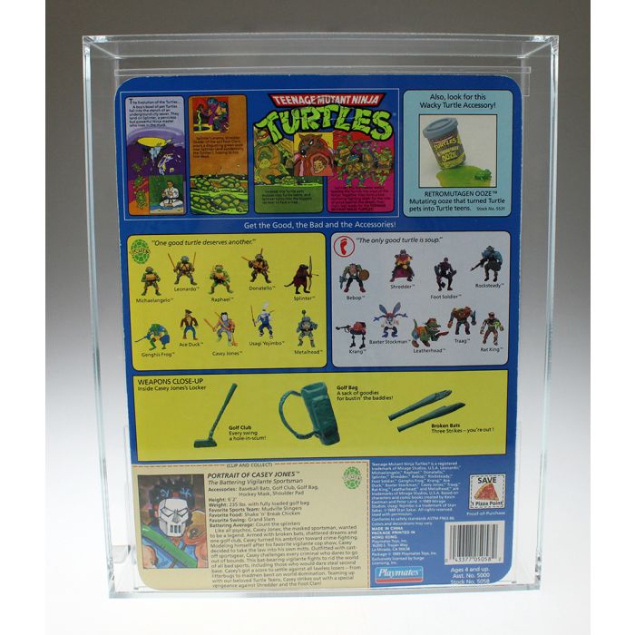 1989 Playmates TMNT Series 2 / 19 Back Casey Jones Action Figure