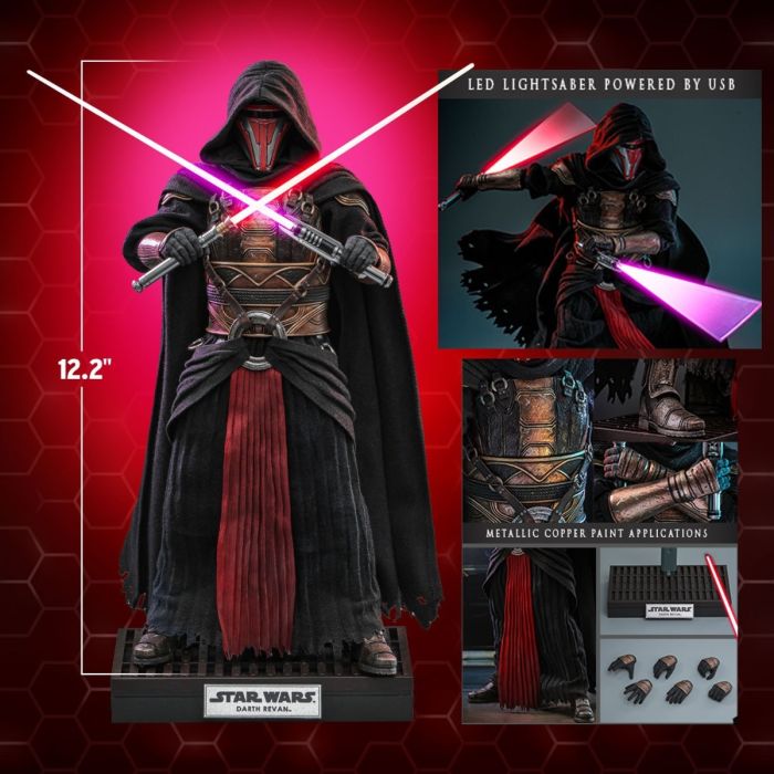 ホットトイズVGM62 スター・ウォーズ ダース・レヴァンDarth Revan New Hot Toys VGM62 Star Wars LEGENDS DARTH REVAN 1/6