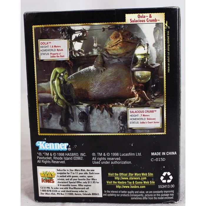 Toy Expo Ltd. Ed. SW POTF 2 Oola & Salacious Crumb Brian's Toys