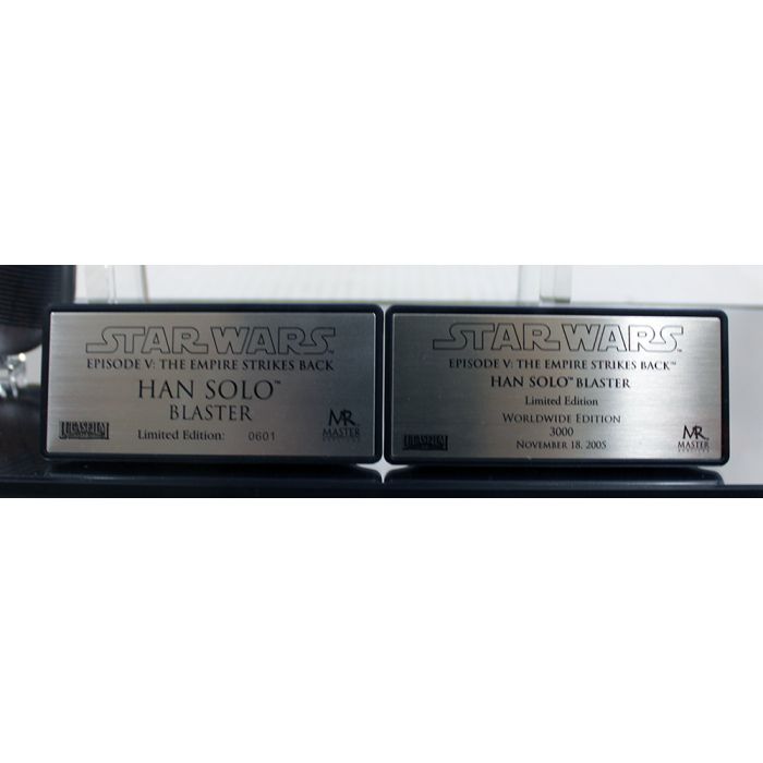 Star Wars Master Replicas Han Solo Ep 5 Blaster Limited Edition