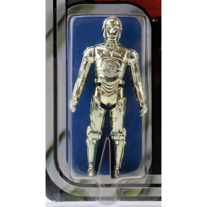 Vintage Kenner Star Wars Carded 12 Back-B C-3PO Action Figure AFA