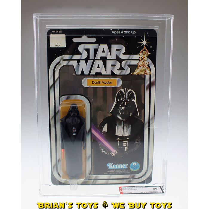 Vintage Kenner Star Wars Carded 12 Back-A Darth Vader Action