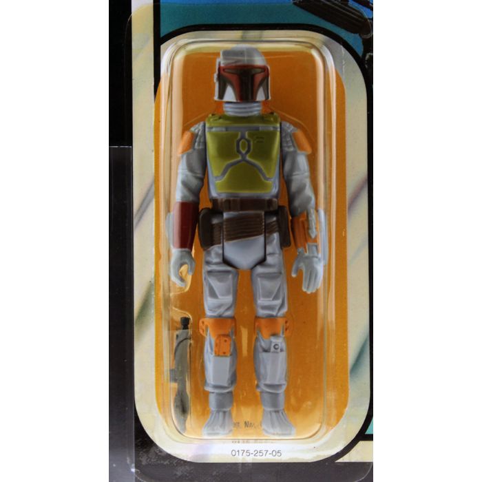 Vintage Kenner Star Wars Carded ROTJ 77 Back-A Boba Fett Action
