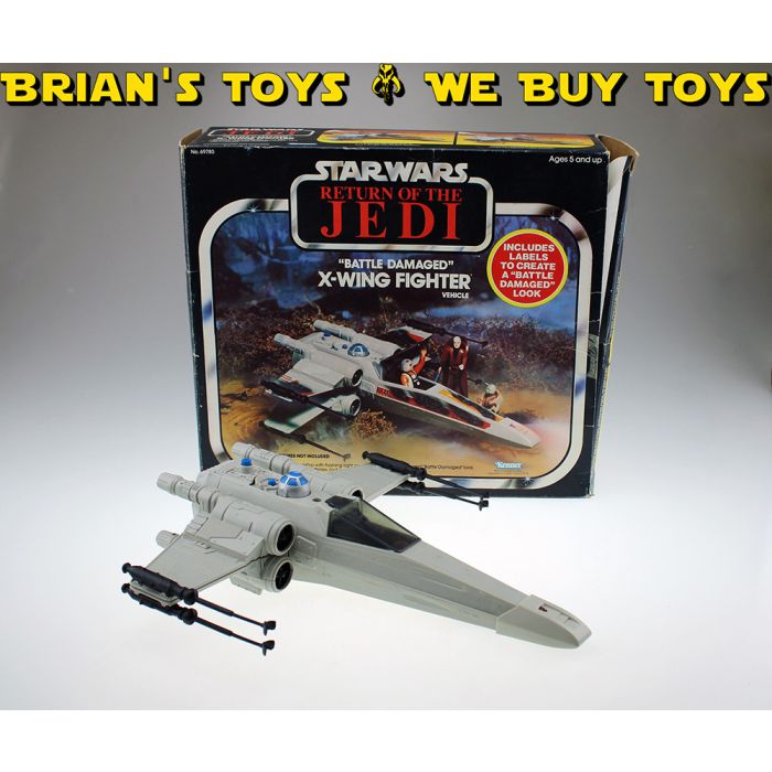 Vintage Kenner Star Wars Vehicles Boxed Battle Damaged X-Wing C8 Vintage Kenner Star Wars Vehicles Boxed Battle Damaged X-Wing C8
