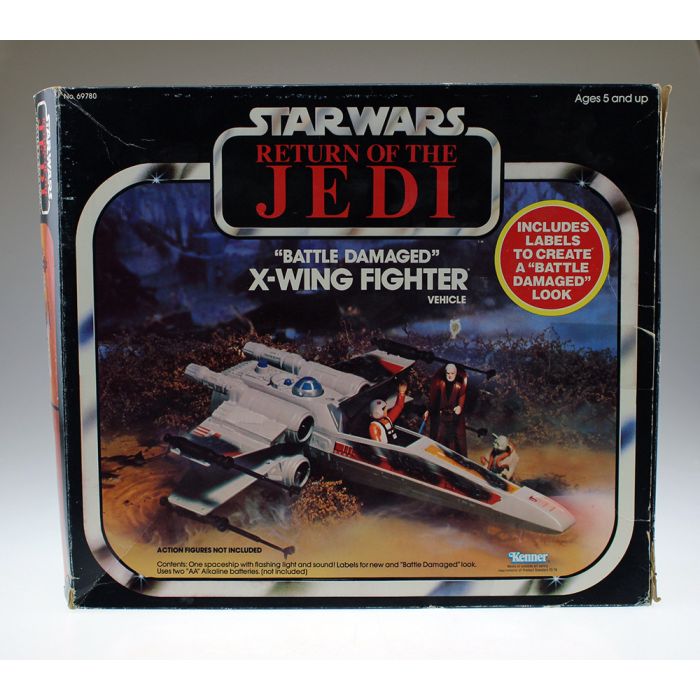 Vintage Kenner Star Wars Vehicles Boxed Battle Damaged X-Wing C8