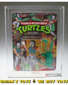 1989 Playmates TMNT Series 2 / 19 Back Casey Jones Action Figure AFA 85 NM+ (C80 B85 F85) #11125255