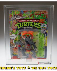 1992 Playmates TMNT Series 5 / 46 Back Doctor El No Catalog AFA 75+ EX+/NM (C80 B75 F85) #15132843
