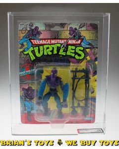 1998 Playmates TMNT Series 1 / 10 Back Foot Soldier AFA 75+ EX+/NM (C75 B80 F85) #15999393