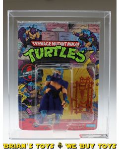 1988 Playmates TMNT Series 1 / 10 Back Shredder Soft Head Action Figure AFA 75 EX+/NM (C85 B75 F75) #12004589