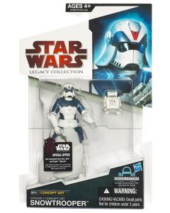 Star Wars 2009 Legacy Collection Carded 3.75" Snowtrooper (Concept Art Series) Action Figure