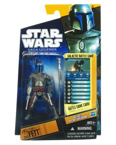 Star Wars 2010 Legacy Collection Saga Legends Carded 3.75" Jango Fett Action Figure (Shadows of the Dark Side)