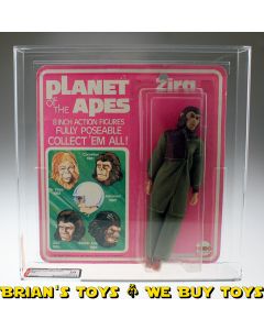 1974 MEGO Planet of the Apes Series 1 / 1st Issue Card Zira Action Figure AFA 70 EX+ (C75 B70 F85) #12885334