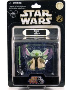 Star Wars 2008 Disney Star Tours Exclusive Carded 3.75" Stitch as Yoda Action Figure
