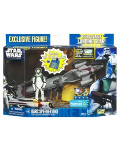 2011 Clone Wars Deluxe Boxed BARC Speeder with Clone Trooper Buzz 