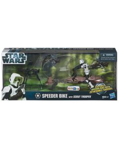 Star Wars 2012 Movie Boxed Speeder Bike with Scout Trooper (Exclusive) Action Figure