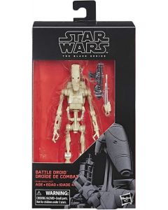 Star Wars The Black Series 6" Carded Battle Droid (Ep1 50th Anniversary LucasFilm Ltd)