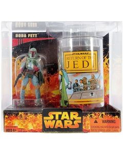 Star Wars Revenge of the Sith Boba Fett Character Cup & Action Figure