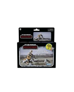 Star Wars The Vintage Collection 3-3/4" Boxed Speeder Bike with Scout Trooper & Grogu