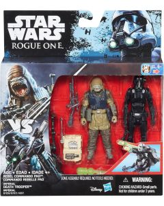 Star Wars Rogue One Boxed Rebel Commado Pao vs. Imperial Death Trooper