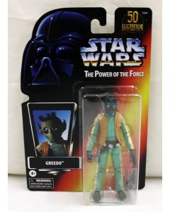 Star Wars Black Series 6" LucasFilm 50th Anniversary Greedo POTF2 Red Card Action Figure