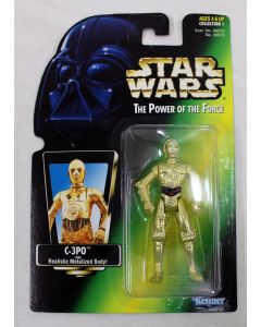 POTF2 Star Wars Carded Japanese C-3PO Green Tint Green Card C9