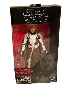 Star Wars Black Series 6 inch Clone Commander Obi-Wan Kenobi Action Figure