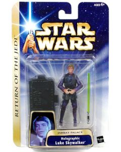 Star Wars Saga Return of the Jedi Carded Holographic Luke Skywalker Action Figure
