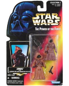 Star Wars Power of the Force 2 Red Card Jawas Action Figures