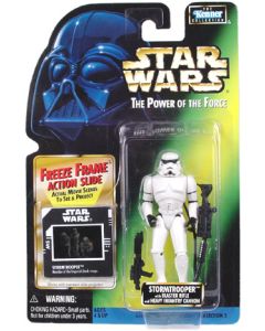 Star Wars POTF2 Freeze Frame Carded 3.75" Stormtrooper Action Figure
