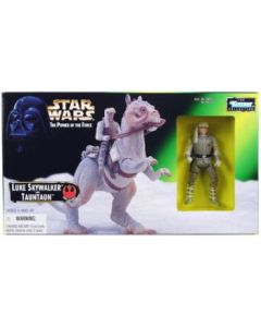 Star Wars Power of the Force 2 Beast Assortment Luke Skywalker and Taun-Taun Action Figures