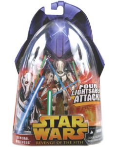 Revenge of the Sith Carded General Grievous (Four Lightsaber Attack)