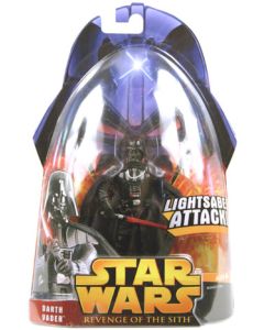 Star Wars Revenge of the Sith Carded 3.75" Darth Vader (Lightsaber Attack) Action Figure
