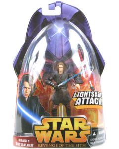 Revenge of the Sith Carded Anakin Skywalker (Lightsaber Attack)