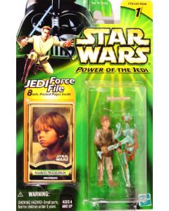 POTJ 3 3/4" carded Anakin Skywalker (Mechanic)  C9