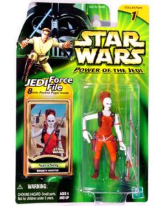 POTJ 3 3/4" carded Aurra Sing (Bounty Hunter)