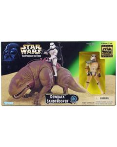 Power of the Force 2 Beast Assortment Dewback with Sandtrooper