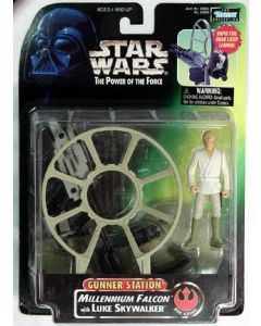 Power of the Force 2 Deluxe Luke with Gunner Station
