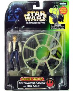 Power of the Force 2 Deluxe Han with Gunner Station