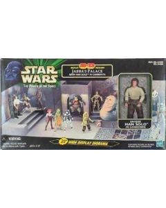 Power of the Force 2 Jabba's Palace with Han Carbonite Playset