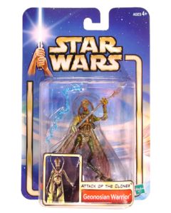 Star Wars Saga Attack of the Clones Carded 3.75" Geonosian Warrior Action Figure