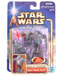 Attack of the Clones Carded Super Battle Droid