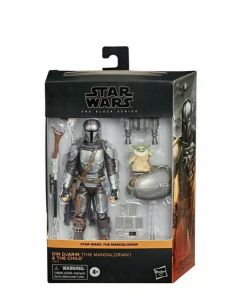 Star Wars Black Series Din Djarin (The Mandalorian) and The Child 6-Inch Action Figure