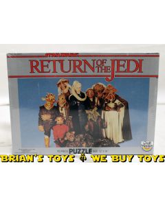 Vintage Star Wars Accessories Boxed ROTJ 70pc Puzzle The Fiends of Jabba the Hutt MISB C9