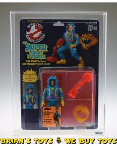 Vintage Kenner Carded The Real Ghostbusters Super Fright Features Ray Stantz / Uniform Offer And Monster Mouth Ghost Action Figures CAS 85 (C85 B85 F85) #10210842