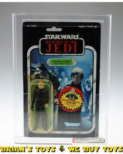 Vintage Kenner Carded ROTJ Star Wars 79 Back-B Luke Jedi Knight Action Figure AFA 80 Y-NM (C80 B85 F85) #12587593 