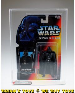 Kenner Star Wars POTF2 Red Card Darth Vader Micro Saber AFA 75+ EX+/NM #13021246